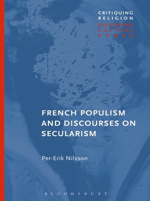 cover image of French Populism and Discourses on Secularism